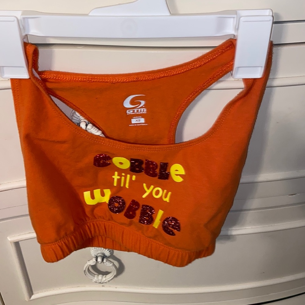 GOBBLE TLL YOU WOBBLE sports bra